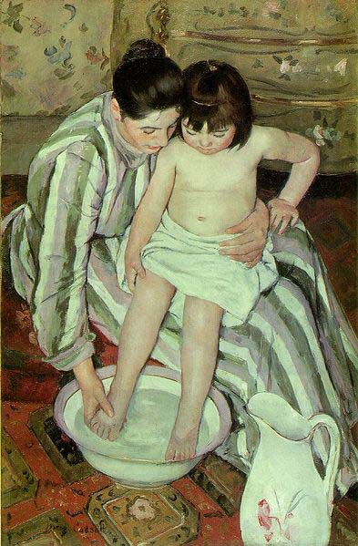 The Bath by Mary Cassatt